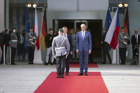 Empfang des Ministerpräsidenten der Tschechischen Republik in Berlin