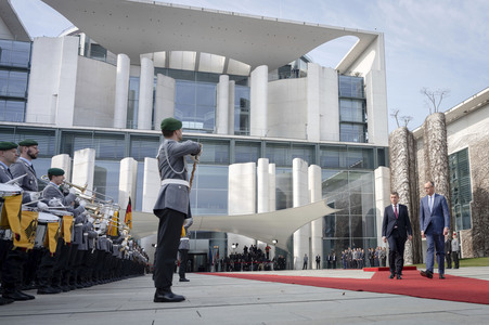 Empfang des Ministerpräsidenten der Tschechischen Republik in Berlin