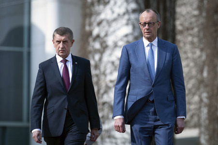 Empfang des Ministerpräsidenten der Tschechischen Republik in Berlin