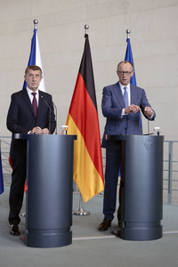 Empfang des Ministerpräsidenten der Tschechischen Republik in Berlin