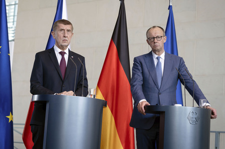 Empfang des Ministerpräsidenten der Tschechischen Republik in Berlin