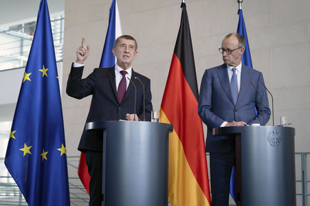 Empfang des Ministerpräsidenten der Tschechischen Republik in Berlin