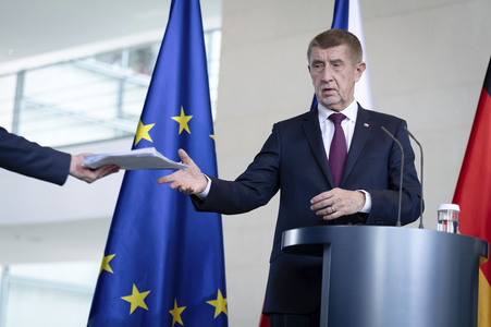 Empfang des Ministerpräsidenten der Tschechischen Republik in Berlin