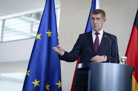 Empfang des Ministerpräsidenten der Tschechischen Republik in Berlin