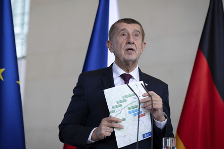 Empfang des Ministerpräsidenten der Tschechischen Republik in Berlin