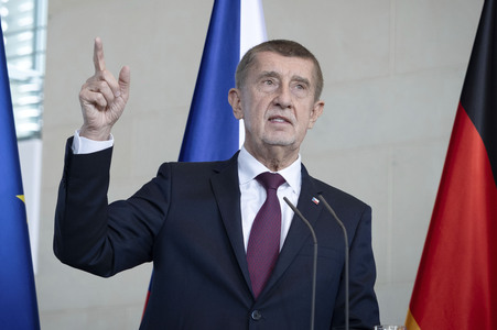 Empfang des Ministerpräsidenten der Tschechischen Republik in Berlin