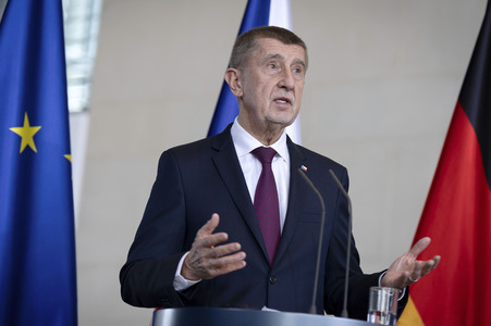 Empfang des Ministerpräsidenten der Tschechischen Republik in Berlin