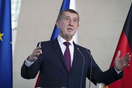 Empfang des Ministerpräsidenten der Tschechischen Republik in Berlin