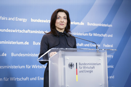 Pressestatement vom Katherina Reiche in Berlin