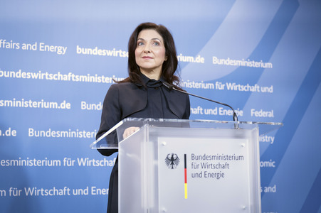 Pressestatement vom Katherina Reiche in Berlin