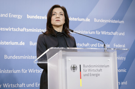 Pressestatement vom Katherina Reiche in Berlin