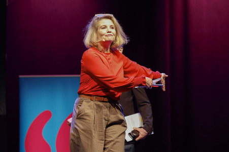 Annette Frier und Michael Kessler auf der lit.Cologne 2026