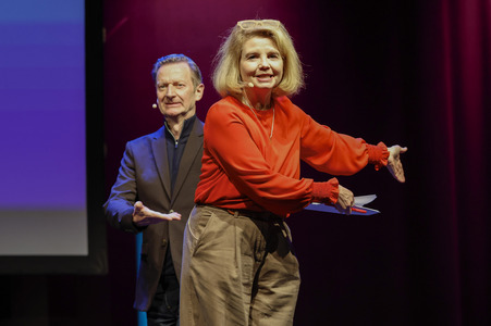 Annette Frier und Michael Kessler auf der lit.Cologne 2026