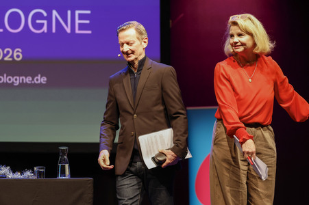 Annette Frier und Michael Kessler auf der lit.Cologne 2026