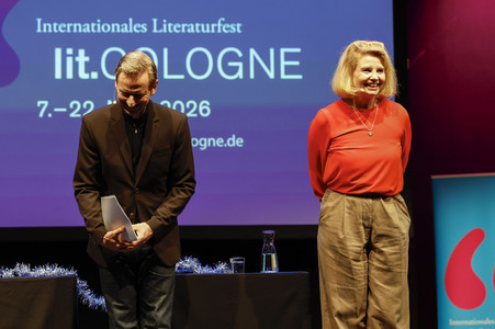 Annette Frier und Michael Kessler auf der lit.Cologne 2026
