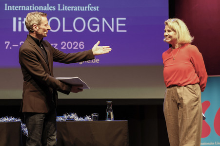 Annette Frier und Michael Kessler auf der lit.Cologne 2026