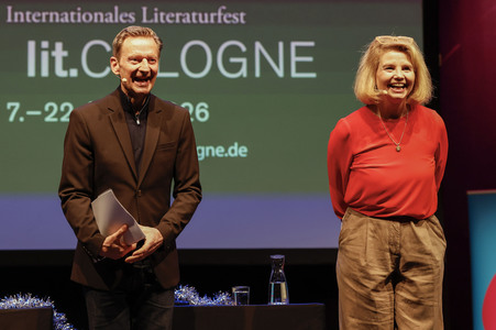 Annette Frier und Michael Kessler auf der lit.Cologne 2026