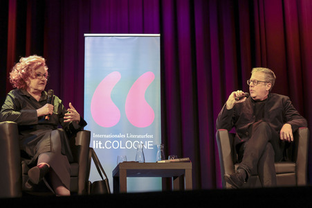 Sabine Rückert und Dietmar Bär auf der lit.Cologne 2026