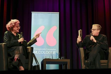 Sabine Rückert und Dietmar Bär auf der lit.Cologne 2026