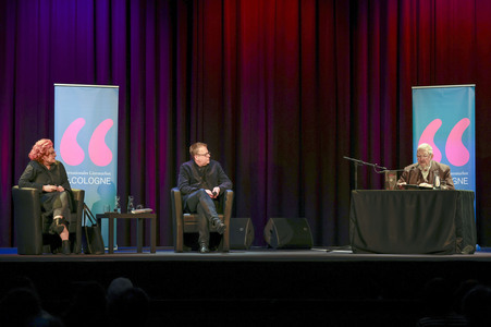 Sabine Rückert und Dietmar Bär auf der lit.Cologne 2026