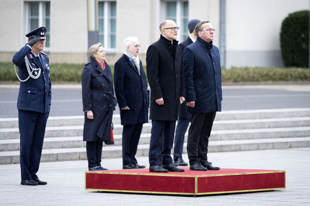 Antrittsbesuch des Verteidigungsministers von Lettland in Berlin