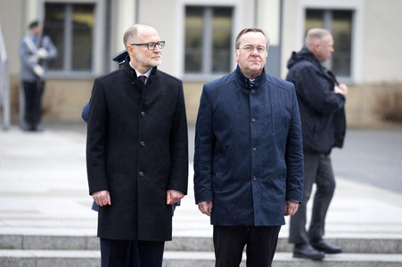 Antrittsbesuch des Verteidigungsministers von Lettland in Berlin