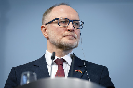 Antrittsbesuch des Verteidigungsministers von Lettland in Berlin