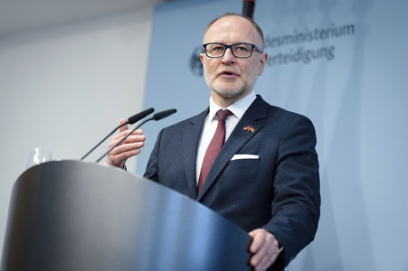 Antrittsbesuch des Verteidigungsministers von Lettland in Berlin