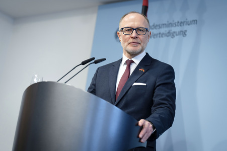 Antrittsbesuch des Verteidigungsministers von Lettland in Berlin