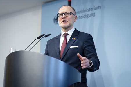 Antrittsbesuch des Verteidigungsministers von Lettland in Berlin