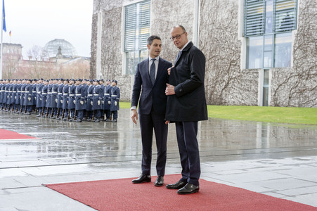 Empfang des Ministerpräsidenten der Niederlande in Berlin