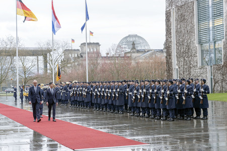 Empfang des Ministerpräsidenten der Niederlande in Berlin