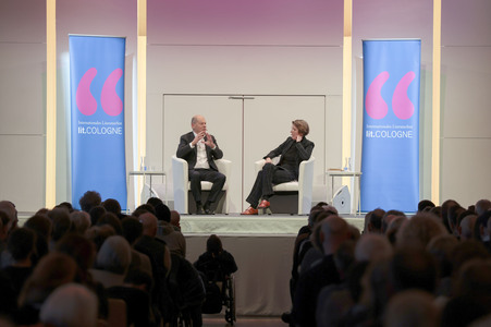 Olaf Scholz auf der lit.Cologne 2026