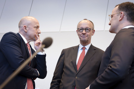 Fraktionssitzung der CDU/CSU-Bundestagsfraktion in Berlin