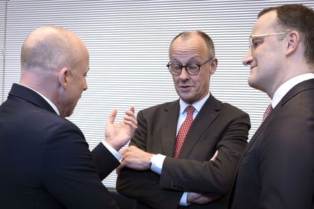 Fraktionssitzung der CDU/CSU-Bundestagsfraktion in Berlin