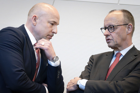 Fraktionssitzung der CDU/CSU-Bundestagsfraktion in Berlin