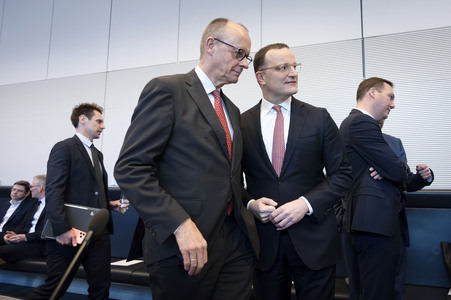 Fraktionssitzung der CDU/CSU-Bundestagsfraktion in Berlin