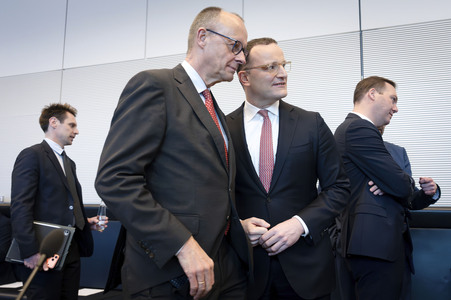 Fraktionssitzung der CDU/CSU-Bundestagsfraktion in Berlin