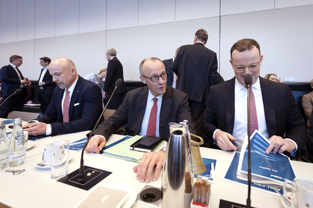 Fraktionssitzung der CDU/CSU-Bundestagsfraktion in Berlin