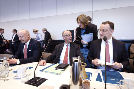 Fraktionssitzung der CDU/CSU-Bundestagsfraktion in Berlin
