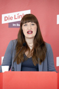 Fraktionssitzung der Bundestagsfraktion der Partei Die Linke in Berlin