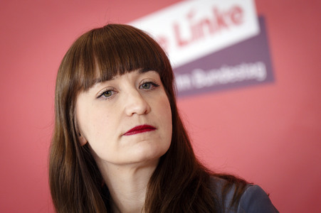 Fraktionssitzung der Bundestagsfraktion der Partei Die Linke in Berlin