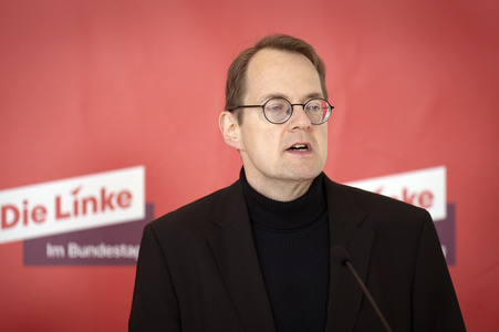 Fraktionssitzung der Bundestagsfraktion der Partei Die Linke in Berlin