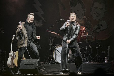 Konzert von The Baseballs in Adelboden