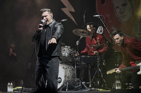 Konzert von The Baseballs in Adelboden