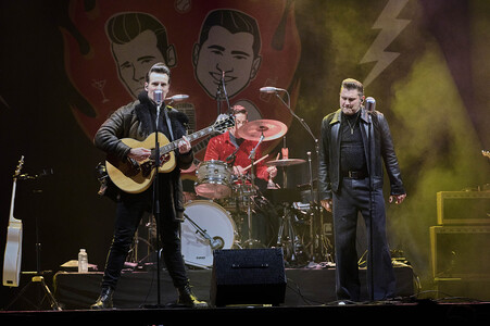 Konzert von The Baseballs in Adelboden
