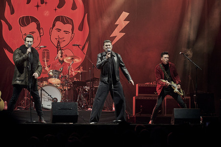 Konzert von The Baseballs in Adelboden