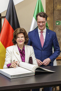 Besuch von Königin Silvia von Schweden in Düsseldorf