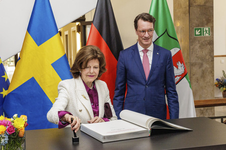 Besuch von Königin Silvia von Schweden in Düsseldorf