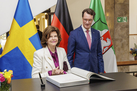 Besuch von Königin Silvia von Schweden in Düsseldorf